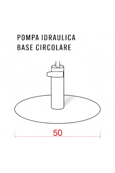 POLTRONA PARRUCCHIERE | LAMIER.HG | SIMILPELLE NERA CON POMPA IDRAULICA