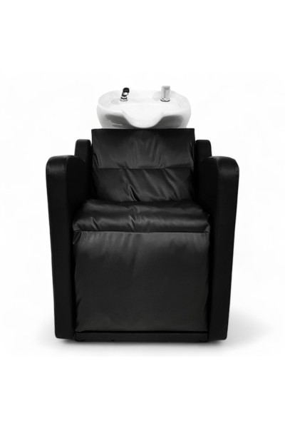 LAVATESTA PARRUCCHIERE | WOMA-E.NS | SIMILPELLE NERA CON ALZA GAMBE ELETTRICO