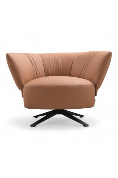 POLTRONA | BLISS.PR | SIMILPELLE MARRONE CAMMELLO